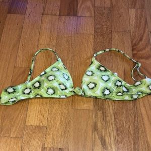 Kiwi fruit bikini top